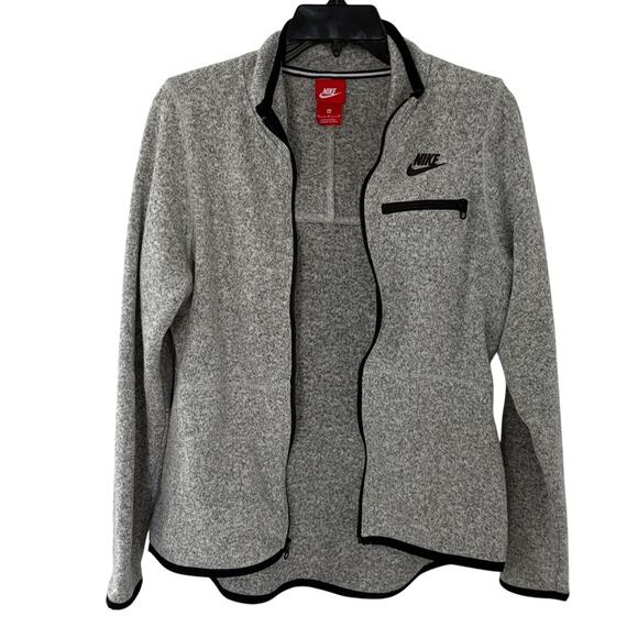 Nike Light Gray Women’s Summit Fleece Jacket - Picture 4 of 4